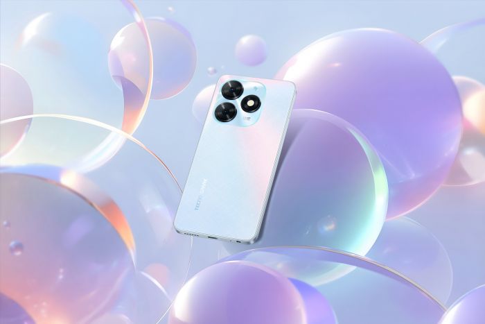 Смартфон TECNO Spark Go 2024 (BG6) 6.56" 4/64ГБ, 2SIM, 5000мА•год, Mystery White