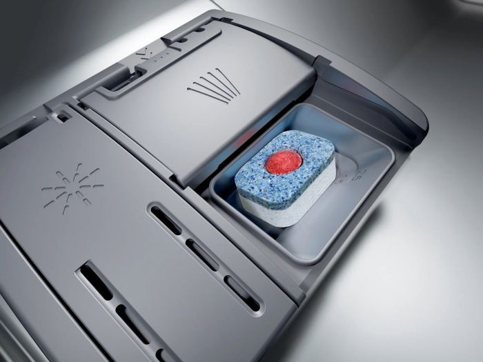 Посудомийна машина Siemens вбудована, 10компл., A++, 45см, дисплей, 3й кошик, білий