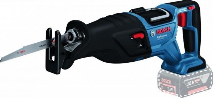 Пила шабельна акумуляторна Bosch GSA 185-LI, 18 В, пропил 230мм, хід 28мм, 3.2кг без АКБ та ЗП