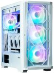 Корпус Zalman Z10 Duo без БЖ, 2xUSB3.0, 1xUSB Type-C, 3x140мм ARGB, 1x120мм ARGB, VGA 395мм, LCS ready, TG Side Panel, EATX,  білий