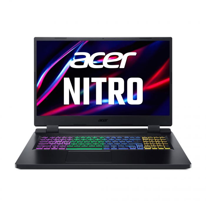Ноутбук Acer Nitro 5 AN517-55 17.3" FHD IPS, Intel i7-12650H, 16GB, F512GB, NVD4050-6, Lin, чорний