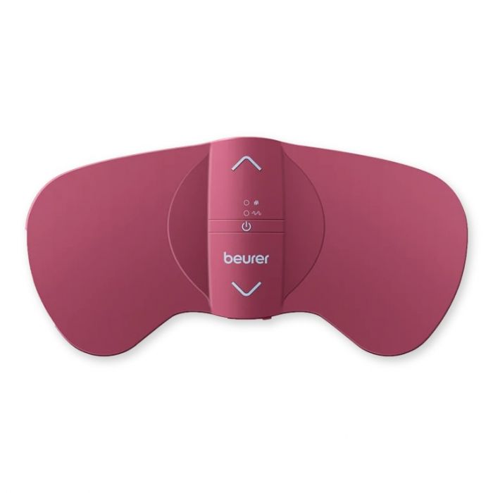 Електростимулятор Beurer для живота, акумулятор, USB-C, вага - 0.047кг, 15 рівнів інтенсивності, від менструального болю, рожевий