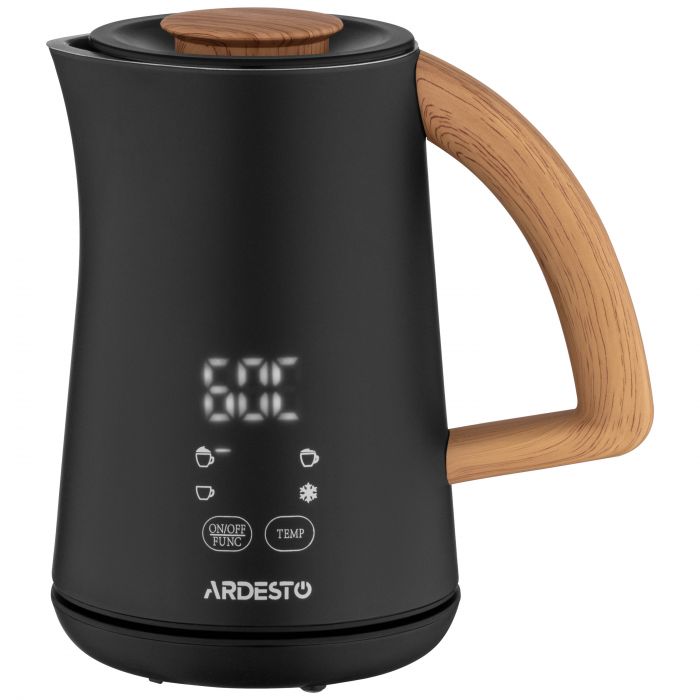 Спінювач-підігрівач ARDESTO 500Вт, ємність резервуару-500мл, LED-дисплей, чорний
