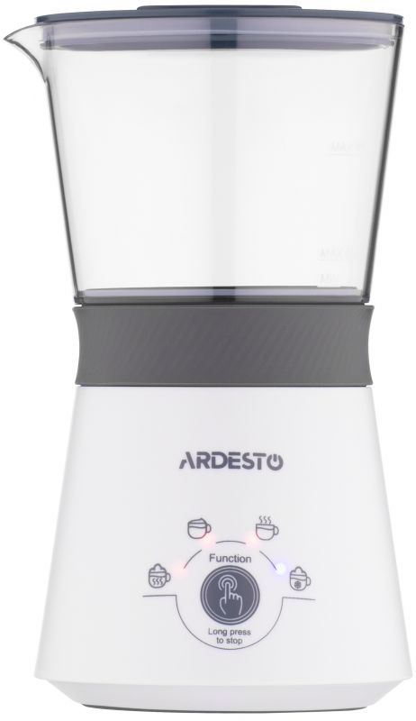 Спінювач-підігрівач ARDESTO 300Вт, ємність резервуару-330мл, білий