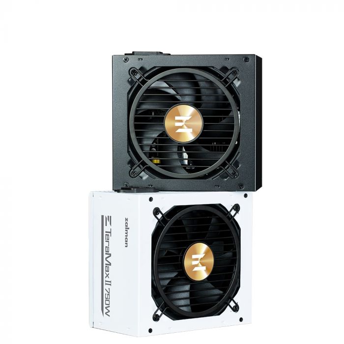 Блок живлення Zalman Teramax 2  (750W), >90%, 80+ Gold, 120мм, 1xMB 28pin (18+10), 2xCPU 8pin(4+4), 3xMolex, 8xSATA, 3xPCIe 8pin(6+2), 1x12VHPWR, Fully Modular