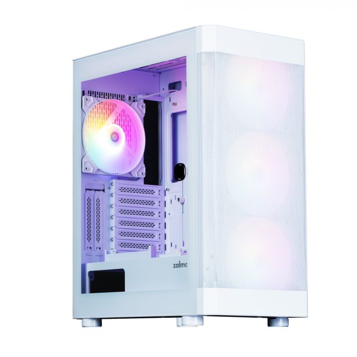 Корпус Zalman I4 TG без БЖ, 2xUSB3.0, 1xUSB2.0, 4x140мм RGB, VGA 320мм, LCS ready, TG Side Panel, ATX, білий