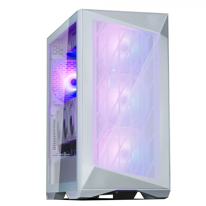 Корпус Zalman Z9 Iceberg MS без БЖ, 2xUSB3.0, 2xUSB2.0, 1xUSB 3.1 Gen2 Type-C, 4x140мм ARGB, VGA 390мм, LCS ready, TG Side Panel, EATX, білий