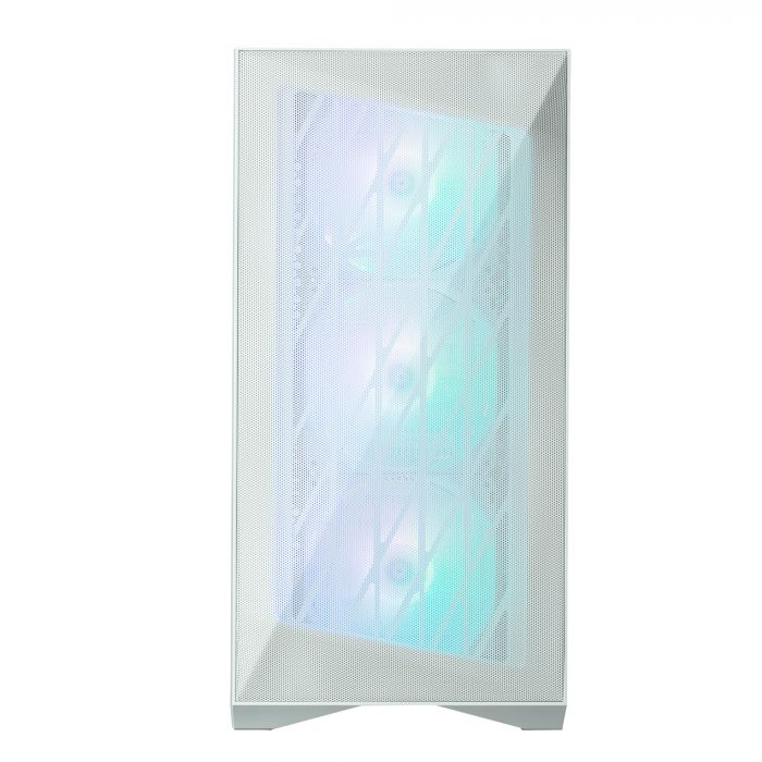 Корпус Zalman Z9 Iceberg MS без БЖ, 2xUSB3.0, 2xUSB2.0, 1xUSB 3.1 Gen2 Type-C, 4x140мм ARGB, VGA 390мм, LCS ready, TG Side Panel, EATX, білий