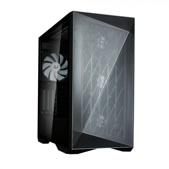 Корпус Zalman Z9 Iceberg MS без БЖ, 2xUSB3.0, 2xUSB2.0, 1xUSB 3.1 Gen2 Type-C, 4x140мм ARGB, VGA 390мм, LCS ready, TG Side Panel, EATX, чорний