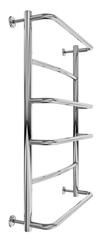 Рушникосушка Mario водяна Люкс HP, 800x530x500мм, комбі підключення, нерж.сталь, хром