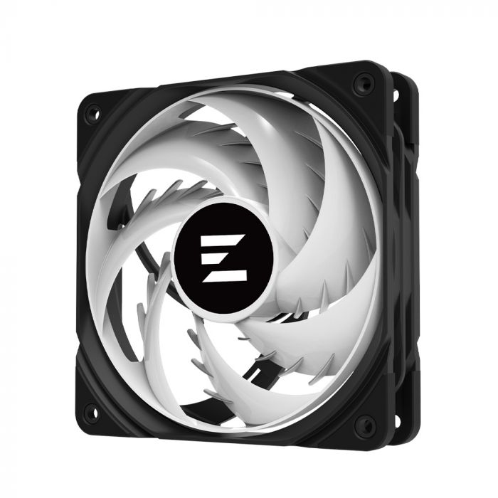 Корпусний вентилятор Zalman AF120 ARGB, 120мм, 600-2000rpm, 4pin PWM, 3pin+5VARGB, 29.7dBa, чорний