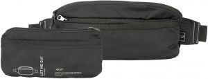 Сумка на пояс розкладна Tucano Let Me Out, чорна