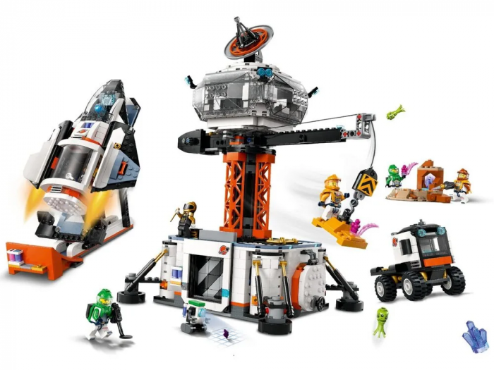 Конструктор LEGO City Космічна база й стартовий майданчик для ракети