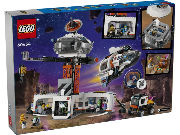 Конструктор LEGO City Космічна база й стартовий майданчик для ракети
