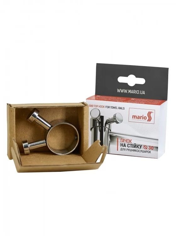 Гачок Mario на стійку, діаметр 30мм