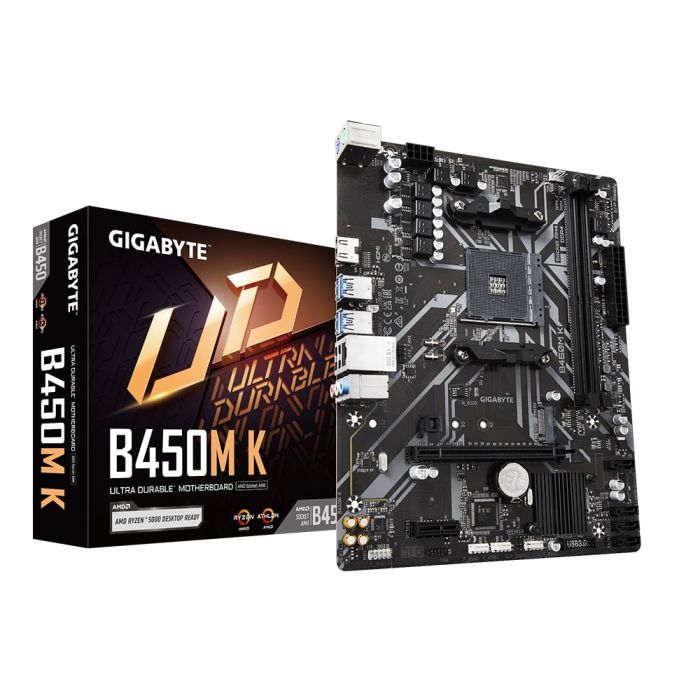 Материнська плата GIGABYTE B450M_K sAM4 b450 2xDDR4 HDMI mATX