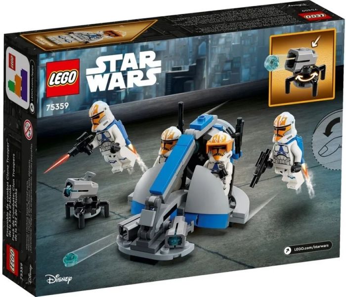 Конструктор LEGO Star Wars™ Клони-піхотинці Асоки 332-го батальйону. Бойовий набір