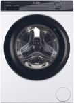 Пральна машина Haier фронтальна, 7кг, 1200, A+++, 44см, дисплей, пара, інвертор, люк чорний, прямий привід, білий