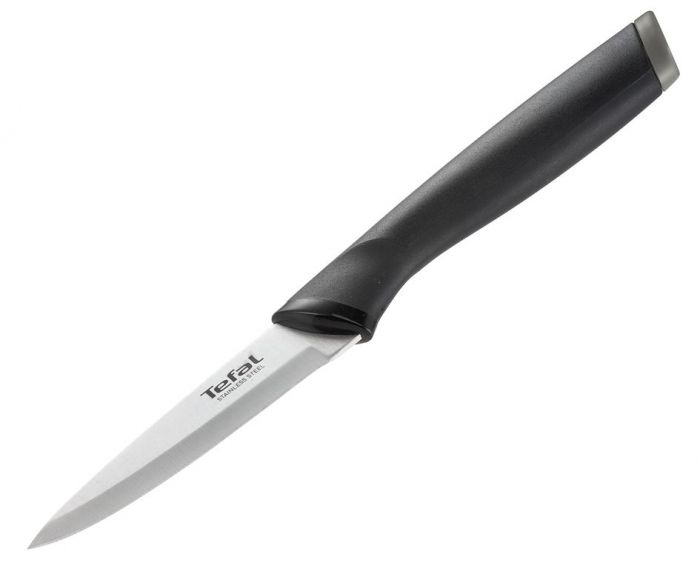 Набір ножів Tefal Comfort, з дерев’яною підставкою, 5шт. нержавіюча сталь, пластик, дерево, чорний