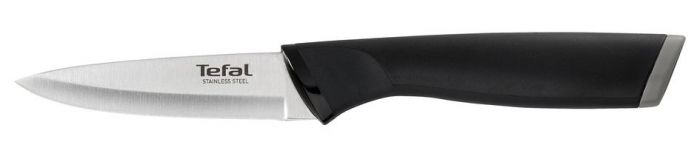 Набір ножів Tefal Comfort, з дерев’яною підставкою, 5шт. нержавіюча сталь, пластик, дерево, чорний