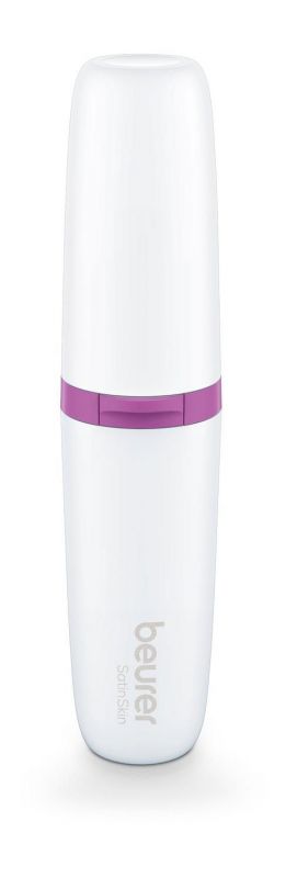 Тример Beurer для носа, вух та брів, жіночий, ААx1, насадок-2, сталь, біло-рожевий