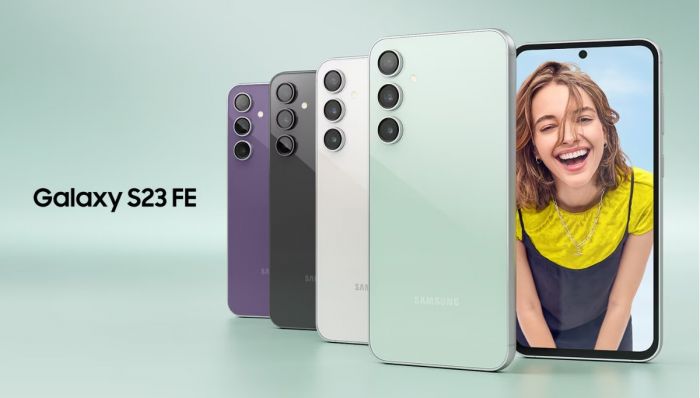 Смартфон Samsung Galaxy S23 Fan Edition 5G (S711) 6.4'' 8/256ГБ, 2SIM, 4500мА•год, сірий темний