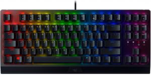 Клавіатура механічна Razer BlackWidow V3 TKL 87key, Green Switch, USB-A, EN/RU, RGB, чорний