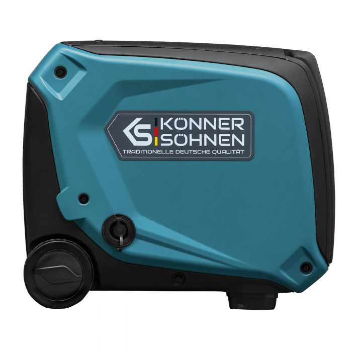 Генератор газобензиновий інверторний Konner&Sohnen KS 4000iEG S, LPG 230В, 4.0кВт, електростартер, 40кг