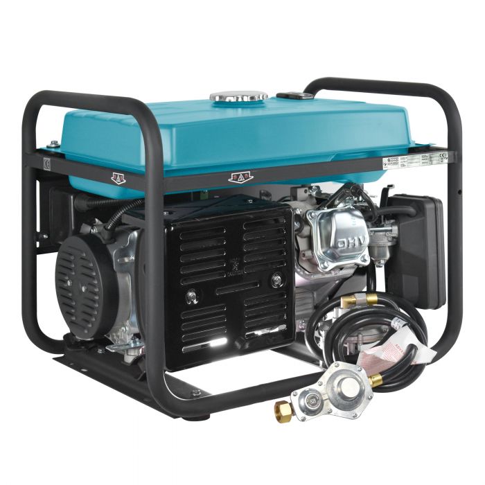 Генератор газобензиновий Konner&Sohnen KS 5000E G, 230В, 4.5кВт, електростартер, 77.0кг