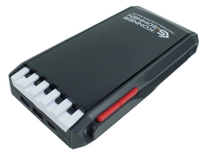 Пуско-зарядний пристрій портативний Konner&Sohnen KS JS-1000, 12000мА·год, струм 500А/пік 1000А, 0.95кг