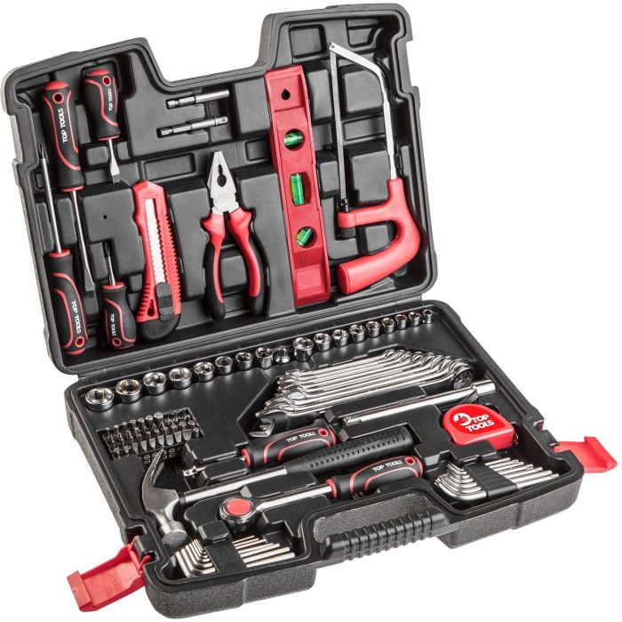 Набір інструментів Top Tools, 1/4", 3/8", універсальний, 100шт