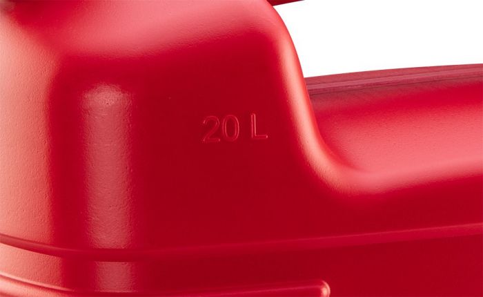 Каністра Neo Tools паливна антистатична 20л пластик HDPE, гнучкий злив, 1.46кг, червоний