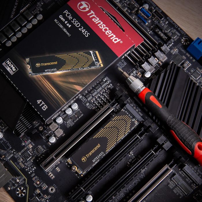 Накопичувач SSD Transcend M.2 1TB PCIe 4.0 MTE245S + розсіювач