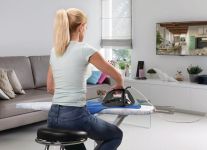 Праска Gorenje, 2600Вт, 350мл, паровий удар 95гр, верт. відпарювання, антинакип, автовідключення, керам. підошва, сіро-чорний