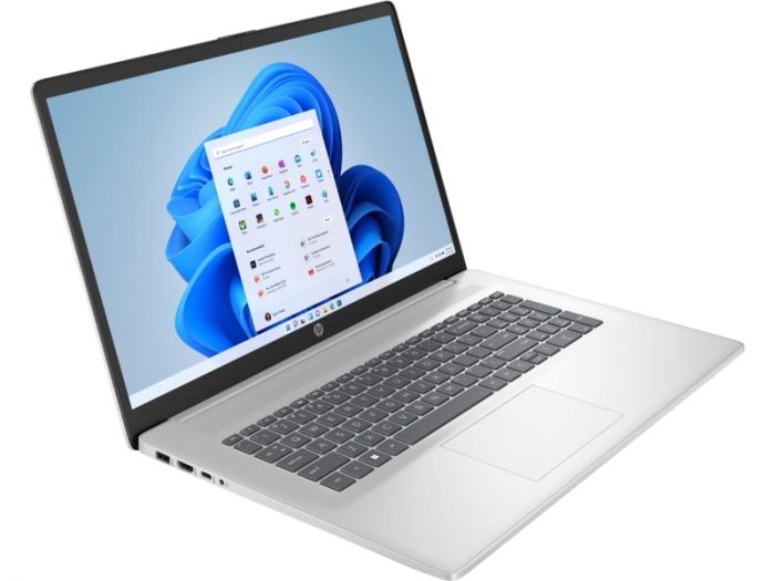 Ноутбук HP 17-cp3000ua 17.3" FHD IPS AG, AMD R7-7730U, 16GB, F1024GB, UMA, Win11, сріблястий