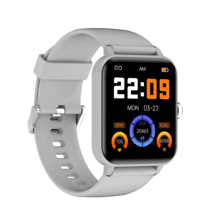Смарт-годинник Blackview R30 44мм, 1.83", 240x284, TFT, BT 5.0, 384КБ, сірий