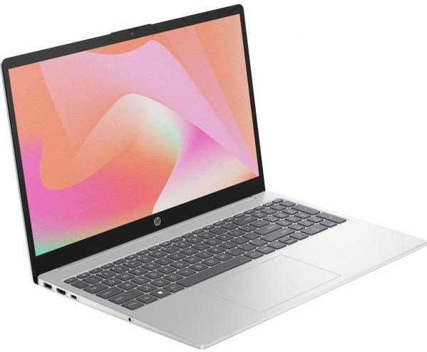Ноутбук HP 15-fc0027ua 15.6" FHD IPS AG, AMD R3-7320U, 8GB, F512GB, UMA, DOS, сріблястий