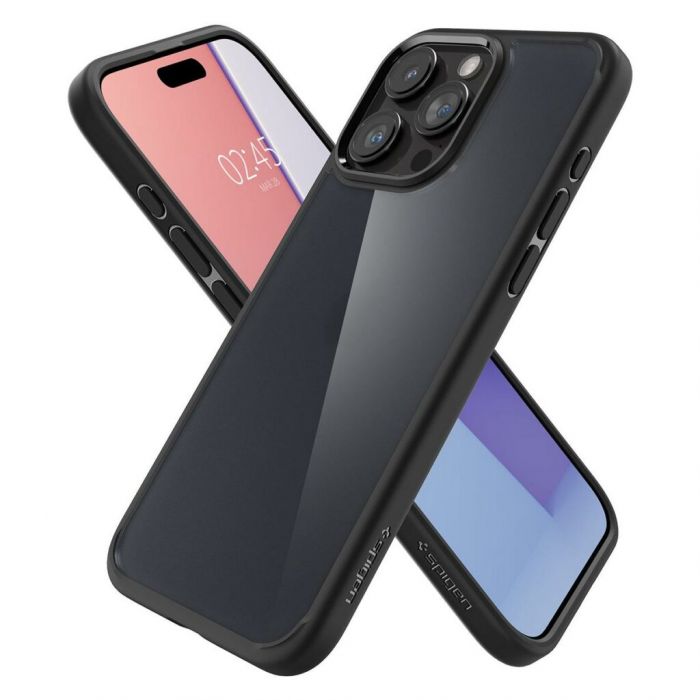 Чохол Spigen для iPhone 15 Pro Max, Ultra Hybrid, Frost Black