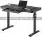 Стіл комп'ютерний 2E СЕ218B-MOTORIZED, регулювання висоти, електропривід 220В, (USB-A/USB-C), 72/120х118x60см, чорний