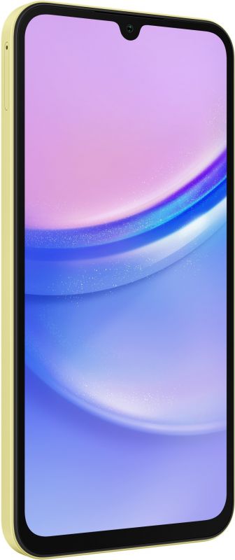 Смартфон Samsung Galaxy A15 (A155) 6.5" 4/128ГБ, 2SIM, 5000мА•год, жовтий