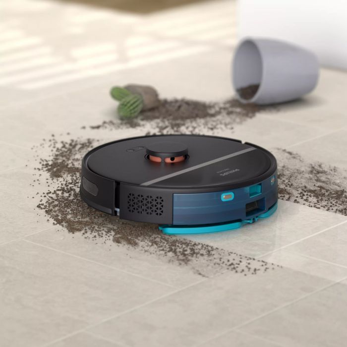 Робот-пилосос Philips Series 3000, h=34см, вологе прибирання, конт пил -0.35л, вода -0.3л, автон. робота до 200хв, НЕРА 11, чорний