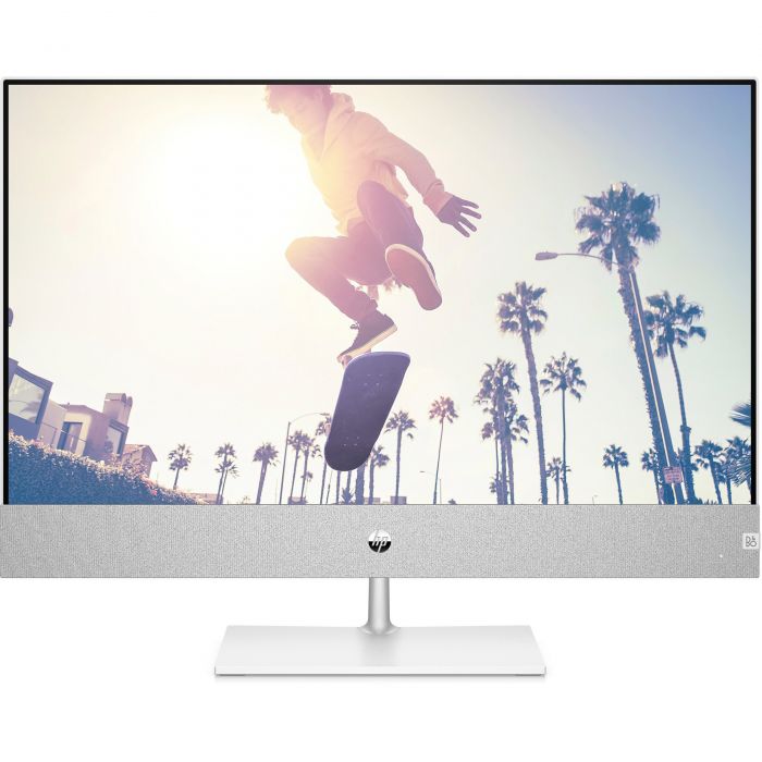 Комп'ютер персональний моноблок HP Pavilion 27" FHD IPS AG, Intel i7-13700T, 32GB, F1TB+2TB, NVD3050-4, WiFi, кл+м, DOS, білий