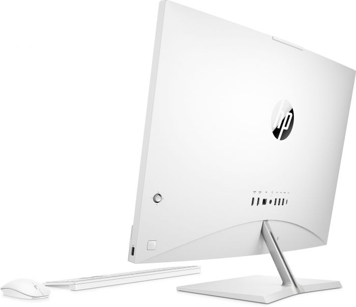 Комп'ютер персональний моноблок HP Pavilion 27" FHD IPS AG, Intel i7-13700T, 32GB, F1TB+2TB, NVD3050-4, WiFi, кл+м, DOS, білий
