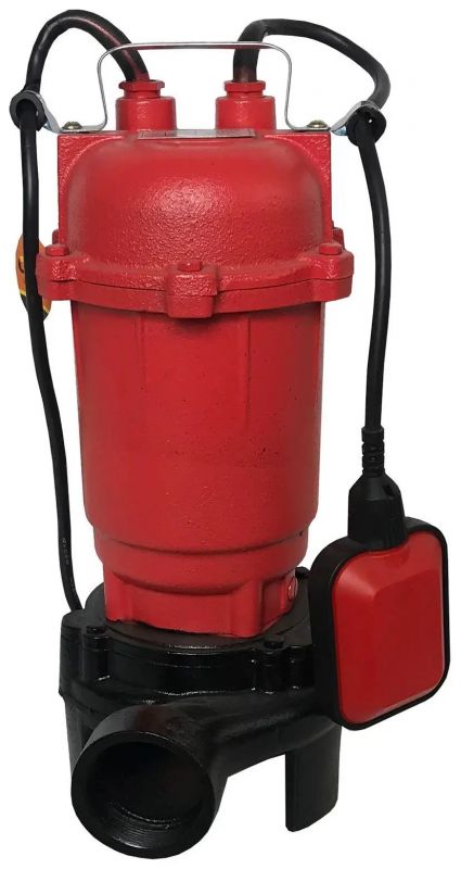 Насос фекальний Optima WQD 10-15DF ріжучий механізм 10Куб•год, висота 15м, глибина 5м, кабель 12м, 1.3кВт, 15.6кг