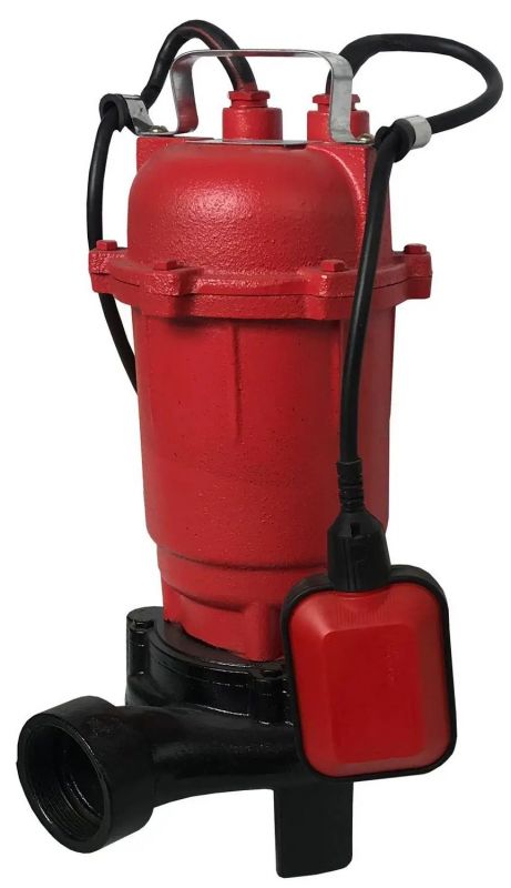 Насос фекальний Optima WQD 10-15DF ріжучий механізм 10Куб•год, висота 15м, глибина 5м, кабель 12м, 1.3кВт, 15.6кг