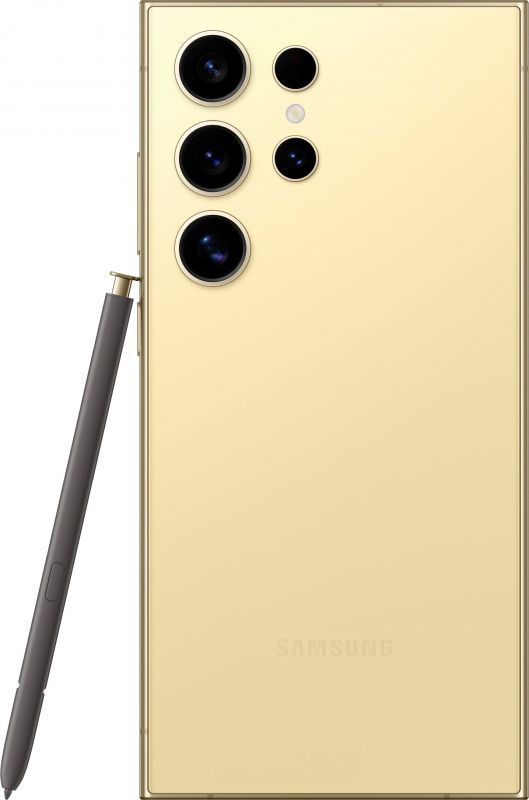 Смартфон Samsung Galaxy S24 Ultra 5G (S928) 6.8' 12/256ГБ, 2SIM, 5000мА•год, жовтий титановий