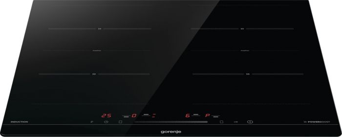 Варильна поверхня Gorenje індукційна, 60см, поєднання конфорок, чорний
