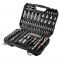 Набір інструментів Neo Tools, Набір торцевих головок, 110шт, 1/2", 1/4", CrV, кейс