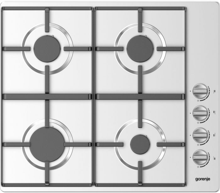 Варильна поверхня Gorenje газова, 60см, емальовані, нерж