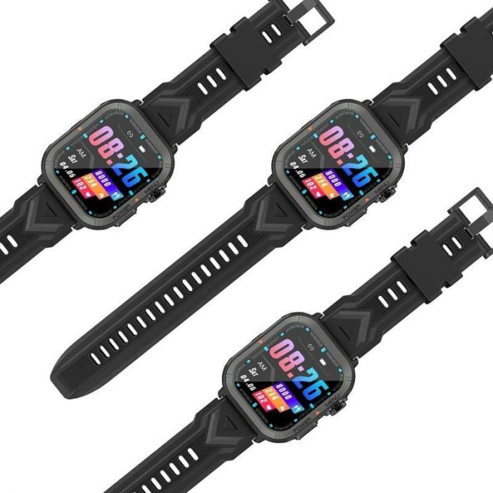 Смарт-годинник Blackview W30 50мм, 1.91", 320*380, TFT, BT 5.3, 128МБ, чорний
